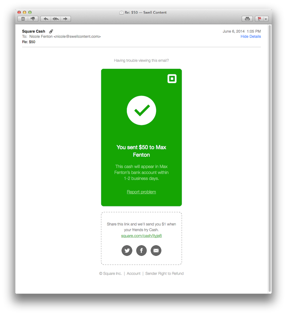 squarecash notification email