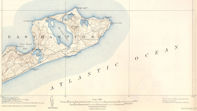 map of montauk