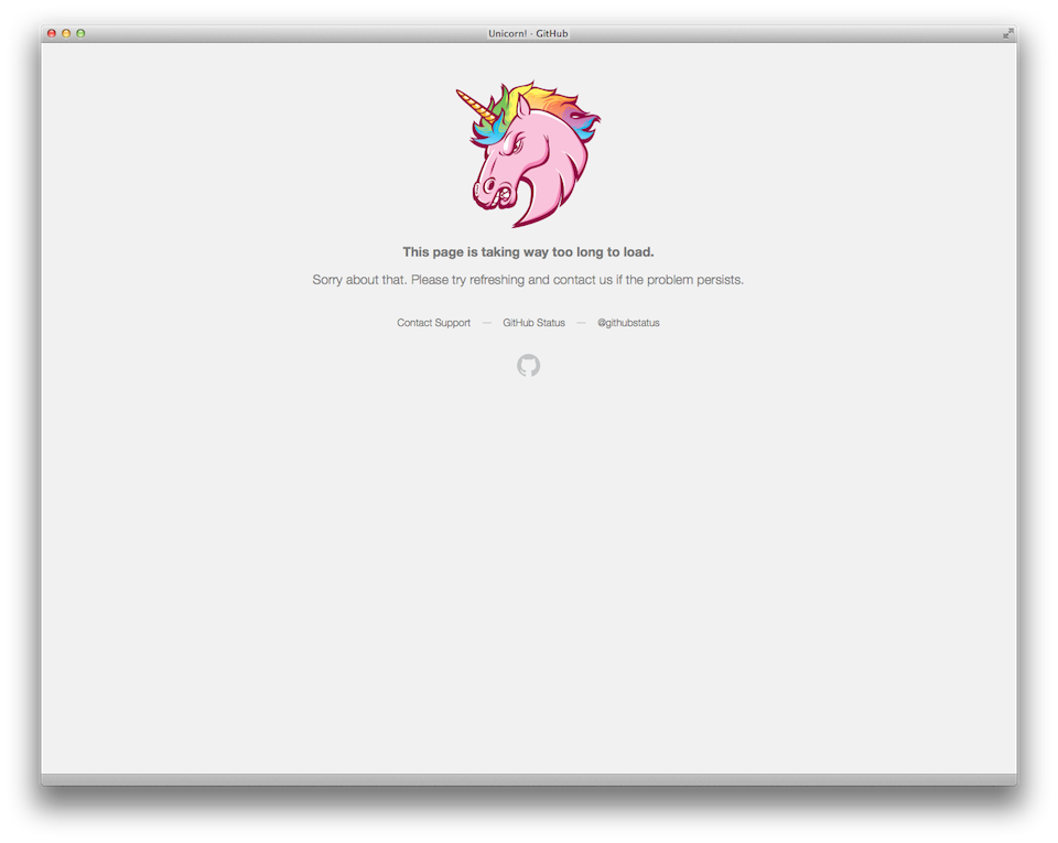 github 501 error