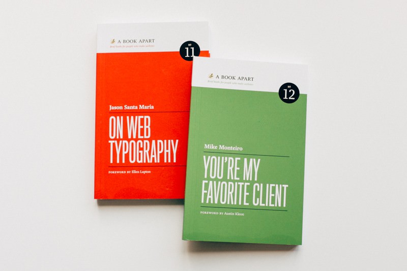 On Web Typography and You’re My Favorite Client covers